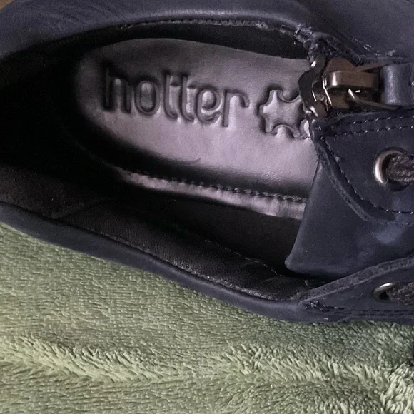 Hotter Black Leather Shoes Never Worn - Picture 4 of 10